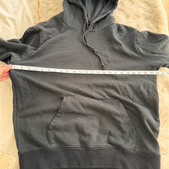 SALE ⬇️ OAK + FORT Black relaxed fit Hoodie - L - Picture 9 of 10